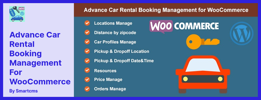 Advance Car Rental Booking Management for WooCommerce Plugin - A Useful Plugin for your Car Rental Service