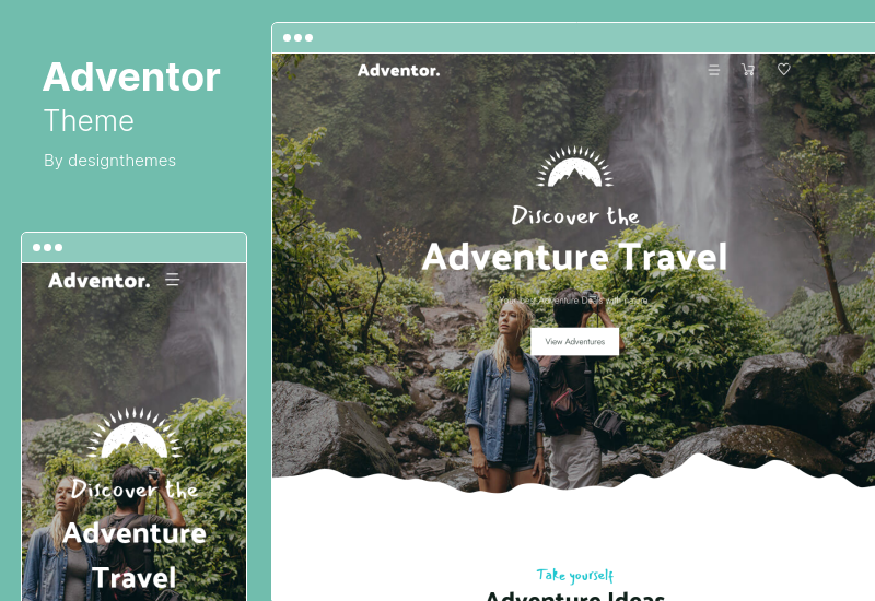 Adventor Theme - Travel Adventure and Tourism WordPress Theme