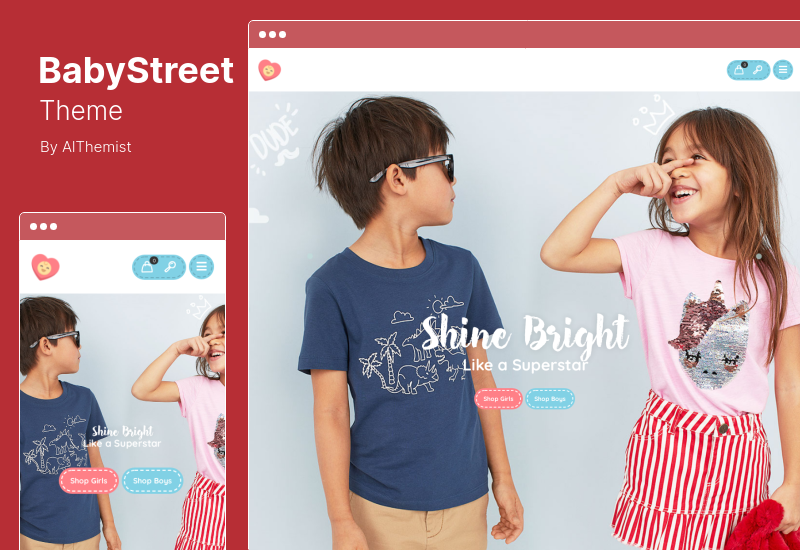 BabyStreet Theme - WooCommerce Theme for Kids Toys Clothes Shops