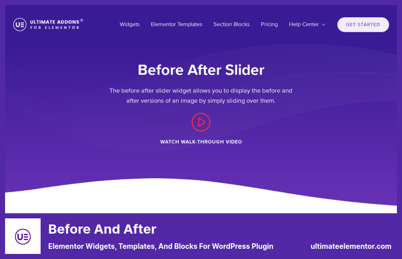 Before And After Plugin - Elementor Widgets, Templates, and Blocks for WordPress Plugin
