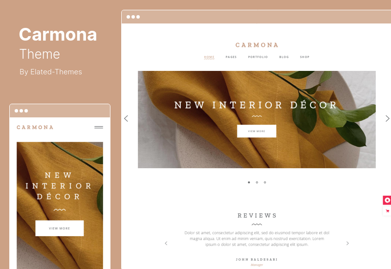 Carmona Theme - Creative Multipurpose WordPress Theme