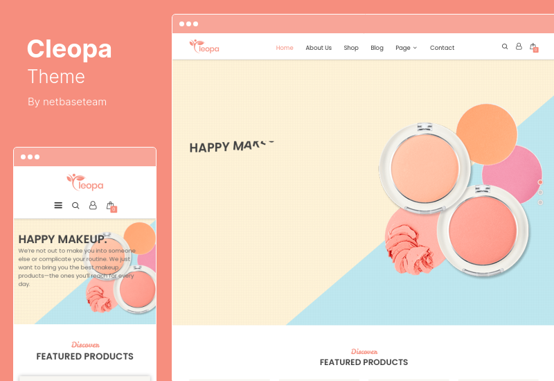 Cleopa Theme - Health & Beauty Salon With WordPress Booking Theme