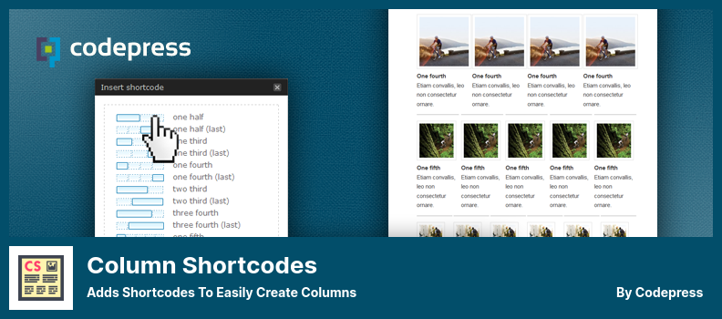 Column Shortcodes Plugin - Adds Shortcodes to Easily Create Columns