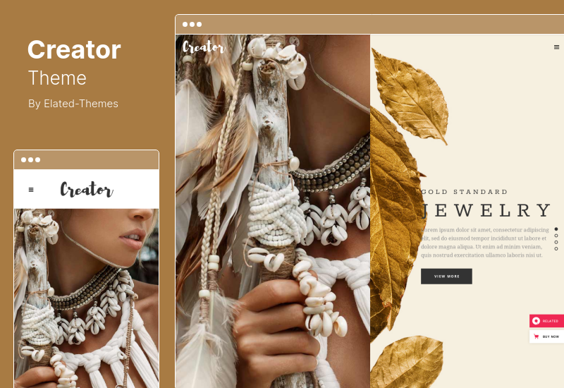 Creator Theme - WordPress Theme for Handmade Artisans