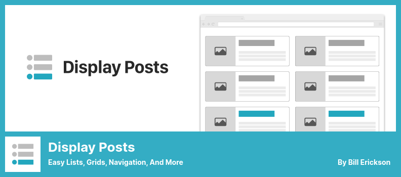 Display Posts Plugin - Easy Lists, Grids, Navigation, and More