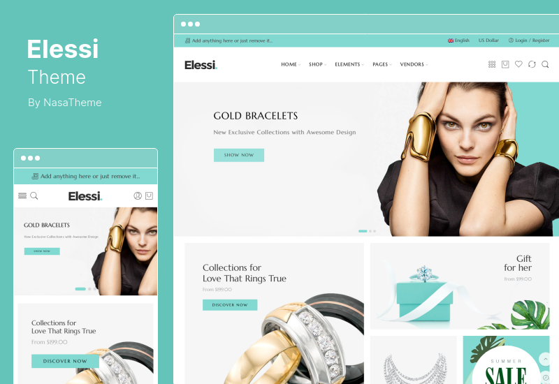 Elessi Theme - WooCommerce AJAX & RTL support WordPress Theme