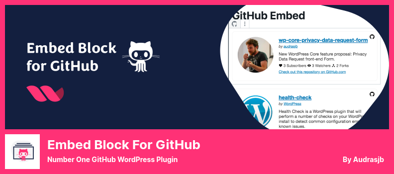 Embed Block for GitHub Plugin - Number One GitHub WordPress Plugin