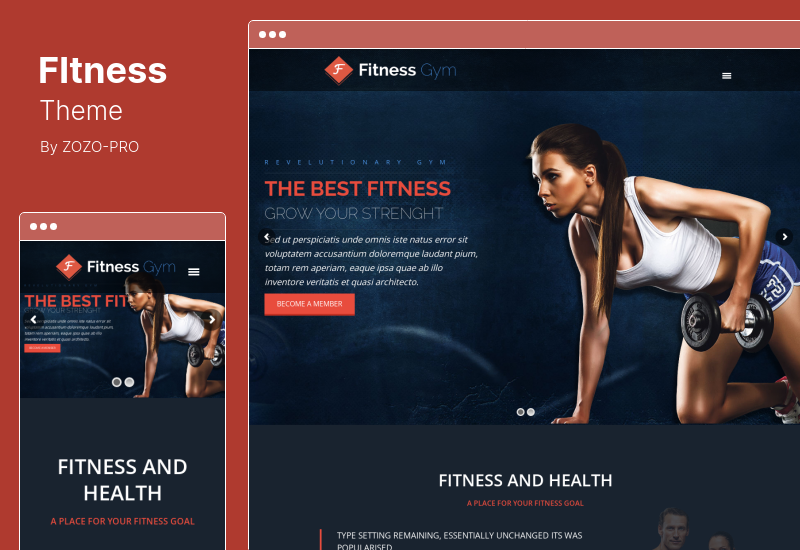 FItness Theme - FItness WordPress Theme