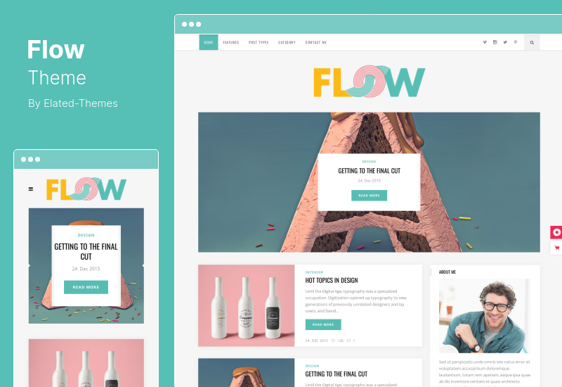 Flow Theme - Creative Blog WordPress Theme
