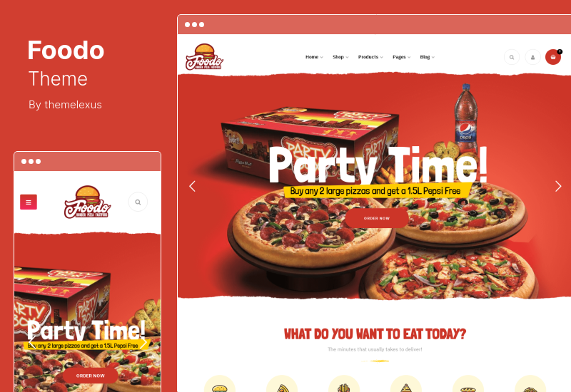 Foodo Theme - Fast Food Restaurant WordPress Theme