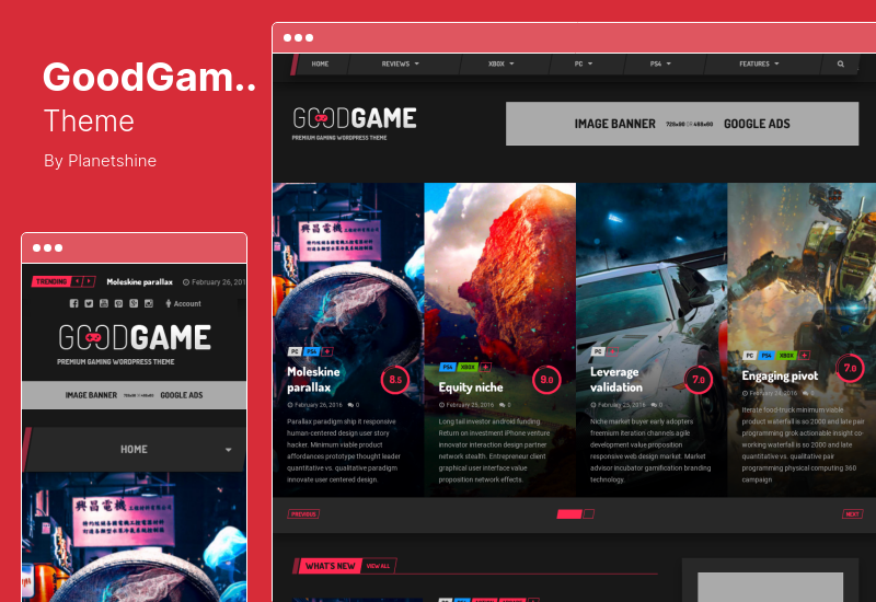 GoodGame Theme - Gaming News Magazine WordPress Theme