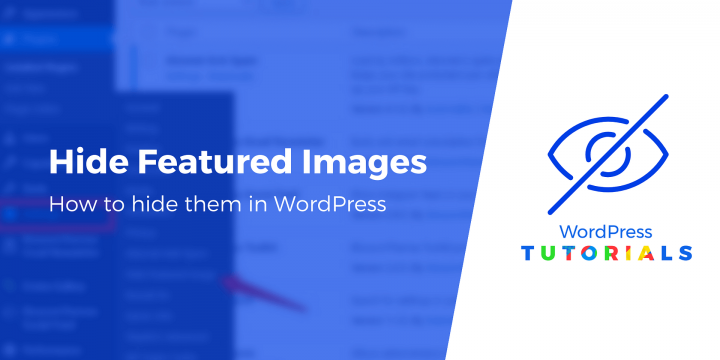 How to Hide Featured Image in WordPress (4 Easy Methods)