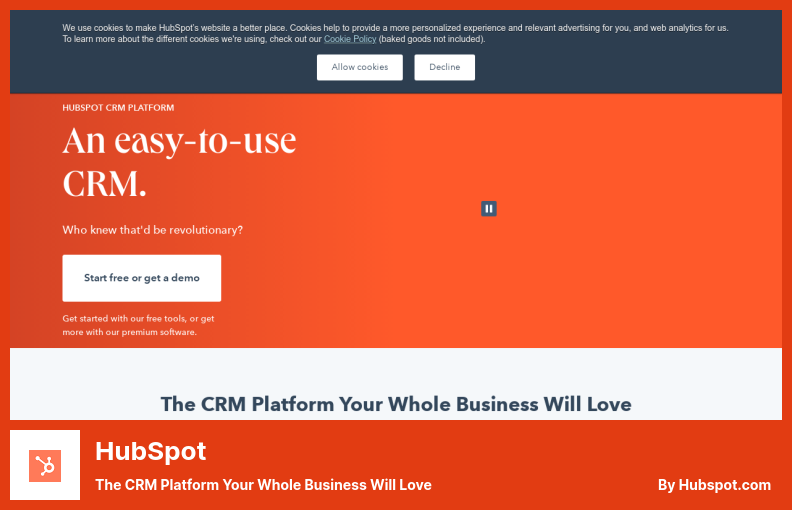 HubSpot Plugin - The CRM Platform Your Whole Business Will Love