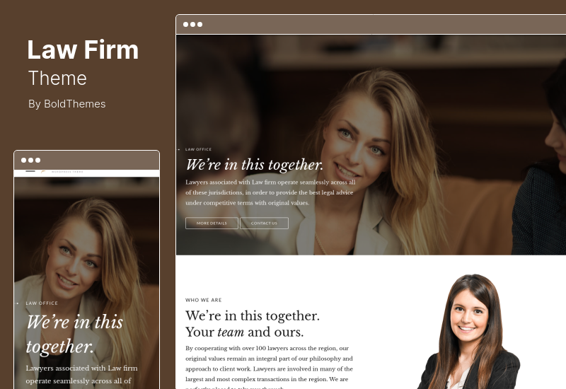 Law Firm Theme - Attorney Legal WordPress