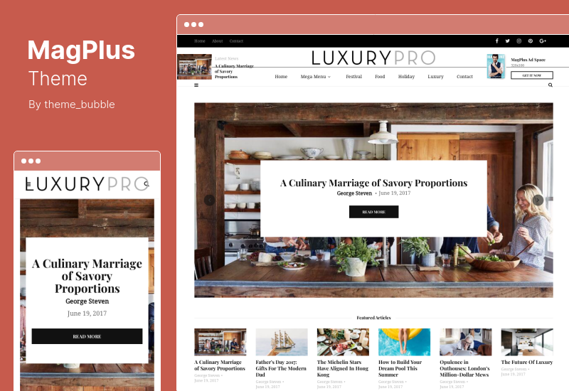 MagPlus Theme - Blog, Magazine Elementor WordPress Theme