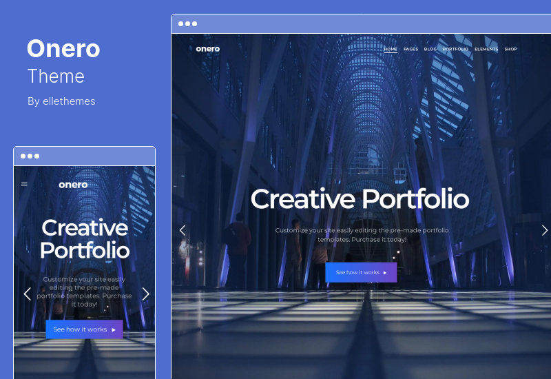 Onero Theme - Creative Portfolio WordPress Theme for Professionals