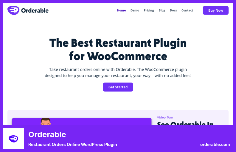Orderable Plugin - Restaurant Orders Online WordPress Plugin