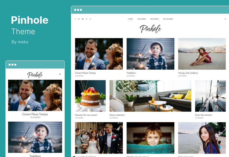 Pinhole Theme - Photography Portfolio  Gallery WordPress Theme
