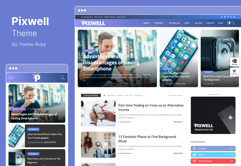 Pixwell Theme - Modern Magazine WordPress Theme