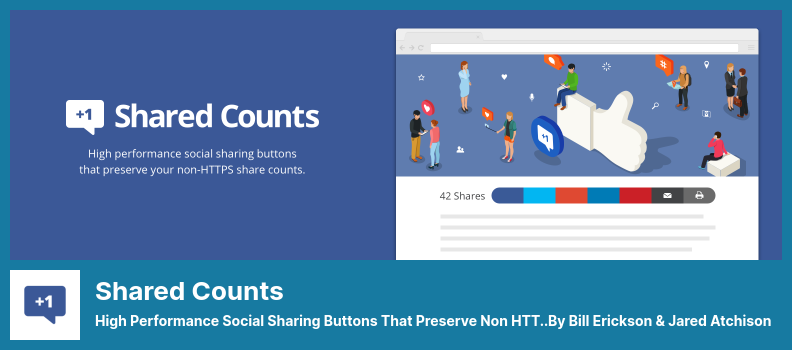 Shared Counts Plugin - High Performance Social Sharing Buttons That Preserve Non HTTPS Share Counts