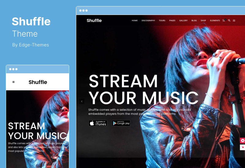 Shuffle Theme - Music WordPress Theme