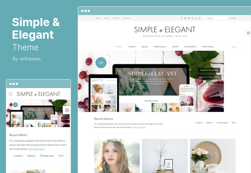 Simple & Elegant Theme - MultiPurpose WordPress Theme