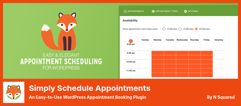 Simply Schedule Appointments Plugin - An Easy-to-Use WordPress Appointment Booking Plugin
