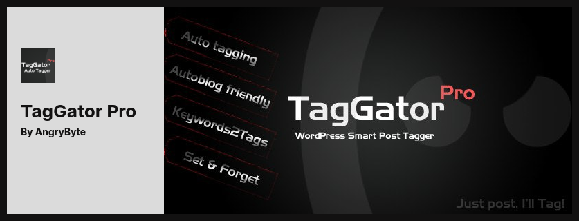 TagGator Pro Plugin - WordPress Auto Tagging Plugin