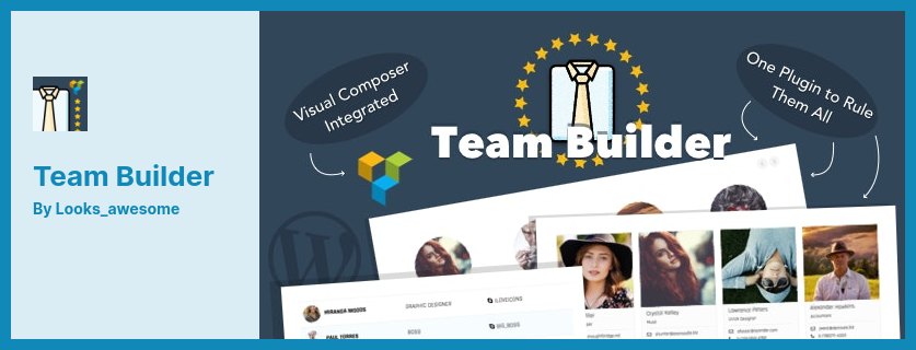 Team Builder Plugin - Awesome Team Showcase Multi-use WordPress Plugin