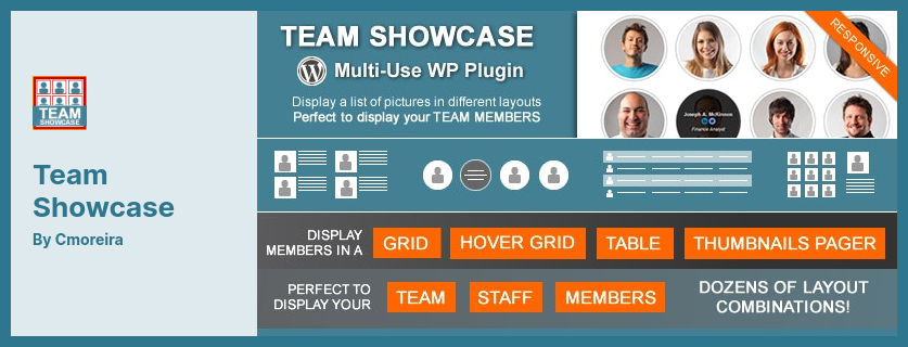 Team Showcase Plugin - Team/Staff Members Displaying WordPress Plugin