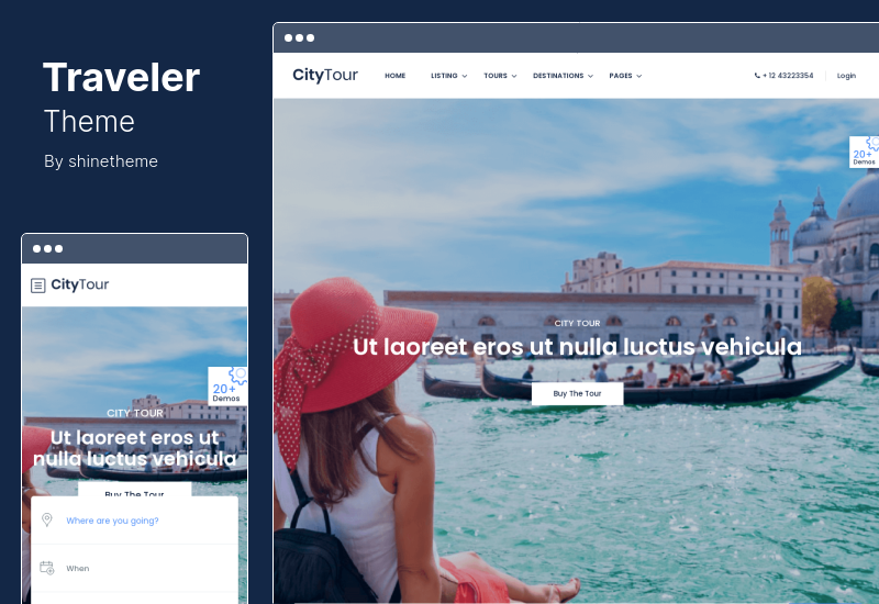 Traveler Theme - Travel Booking WordPress Theme