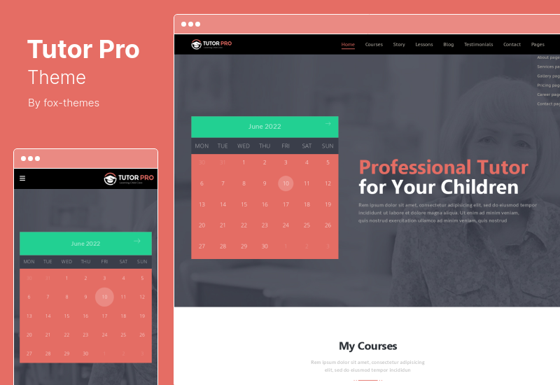 Tutor Pro Theme - Education WordPress Theme