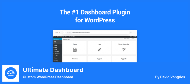 Ultimate Dashboard Plugin - Custom WordPress Dashboard