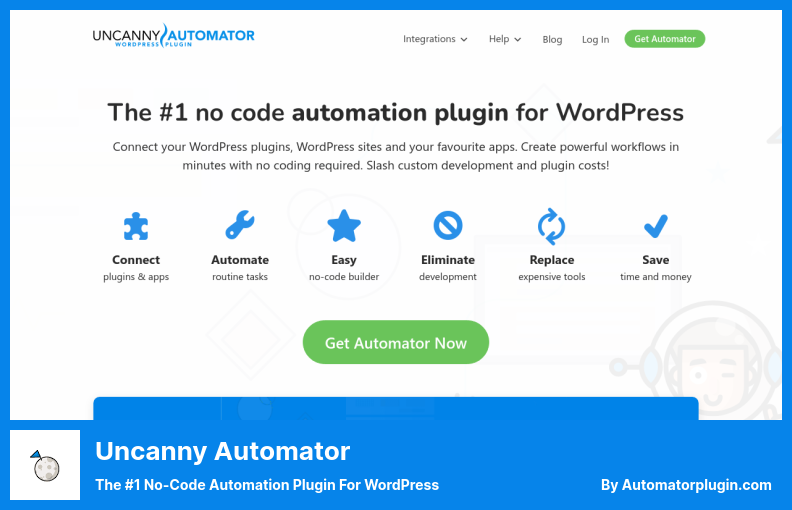 Uncanny Automator Plugin - The #1 No-Code Automation Plugin for WordPress