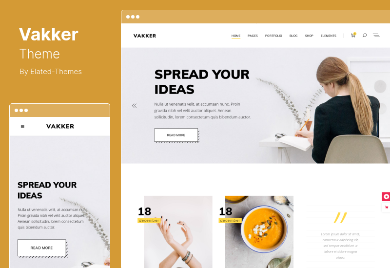 Vakker Theme - Creative Design Agency WordPress Theme