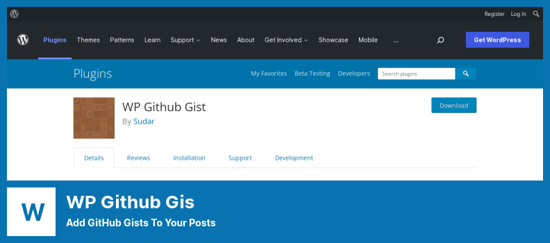 WP Github Gis Plugin - Add GitHub Gists to Your Posts