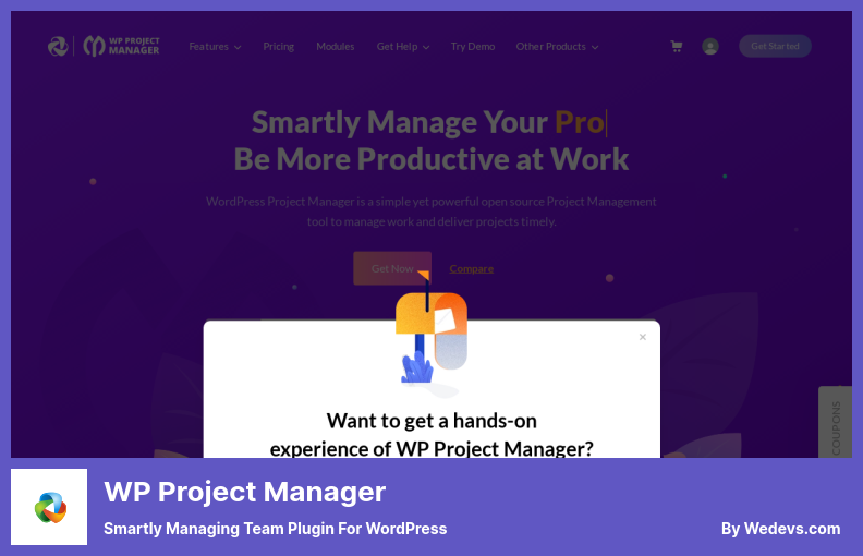 WP Project Manager Plugin - Smartly Managing Team Plugin For WordPress