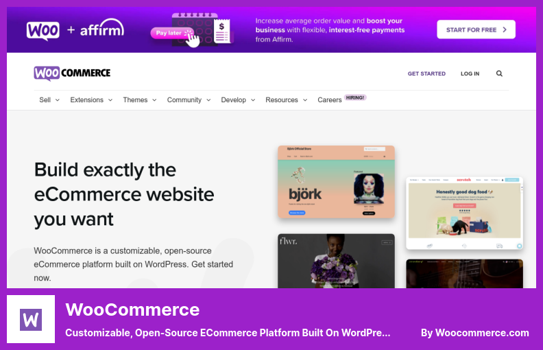 WooCommerce Plugin - Customizable, Open-Source eCommerce Platform Built On WordPress Plugin