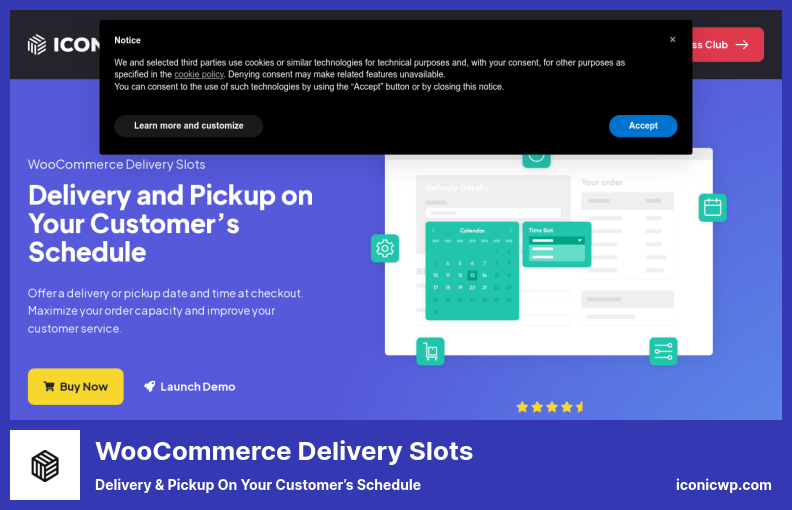 WooCommerce Delivery Slots Plugin - Delivery & Pickup on Your Customer’s Schedule