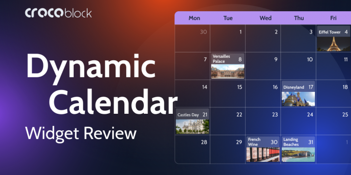 WordPress Dynamic Calendar Critique | Crocoblock