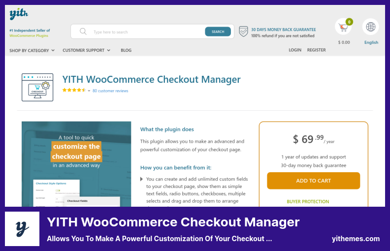 YITH WooCommerce Checkout Manager Plugin - Allows You to Make a Powerful Customization of Your Checkout Page