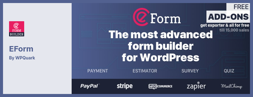 eForm Plugin - Advanced Form Builder For WordPress