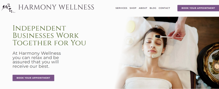 spa website with dynamic functionality