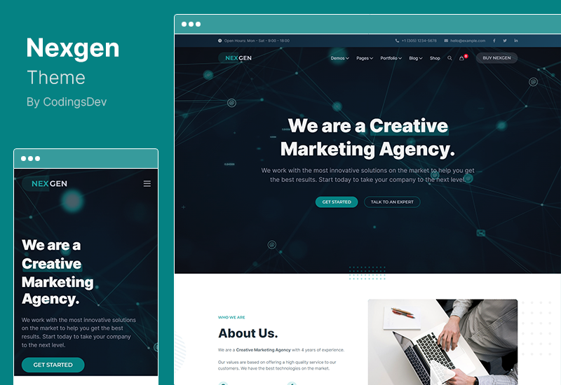 Nexgen Theme - Consulting and Business WordPress Theme