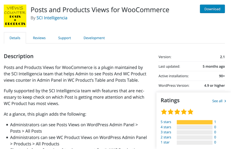 Posts and Products Views for WooCommerce plugin