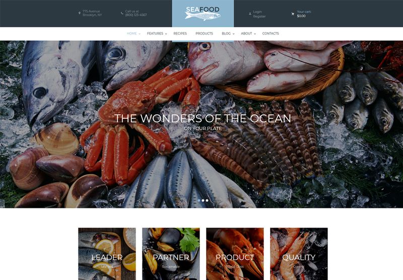 Seafood Company theme