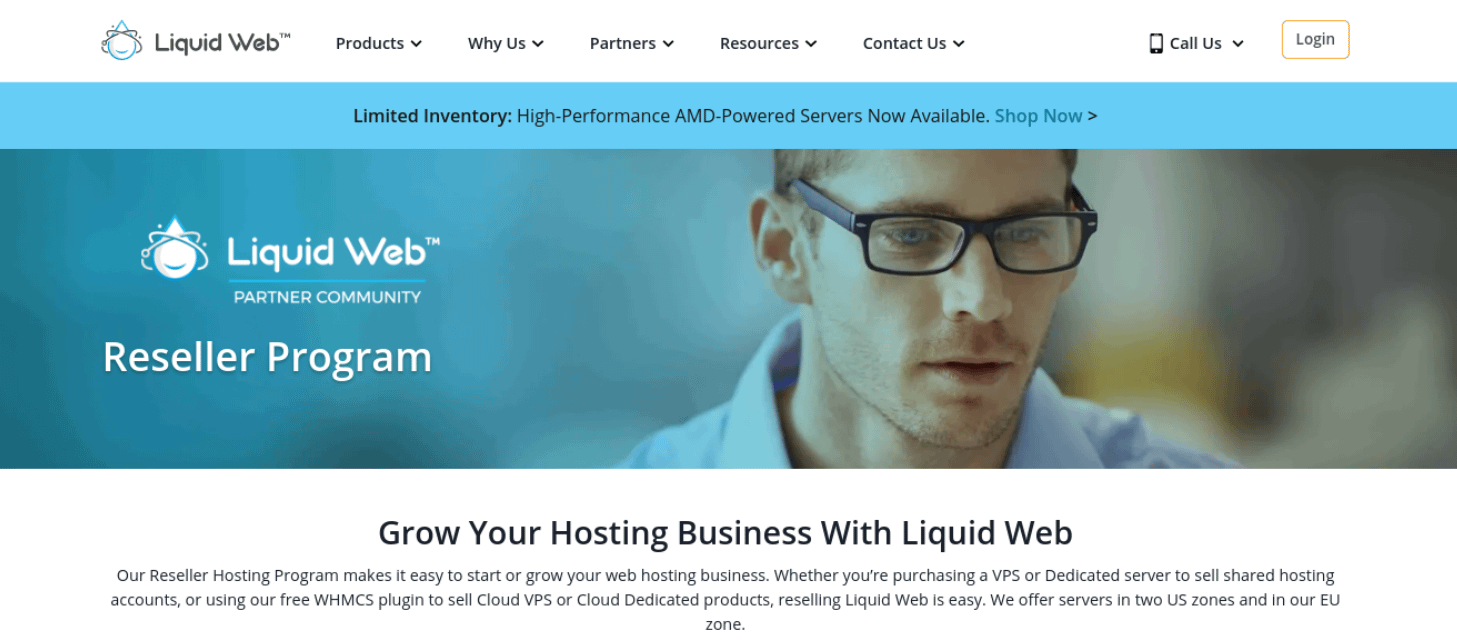 Liquid Web reseller hosting. 