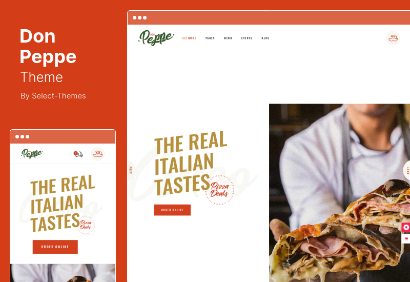 Don Peppe Theme - Pizza and Fast Food WordPress Theme