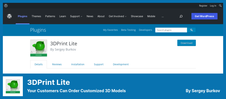3DPrint Lite Plugin - Your Customers Can Order Customized 3D Models