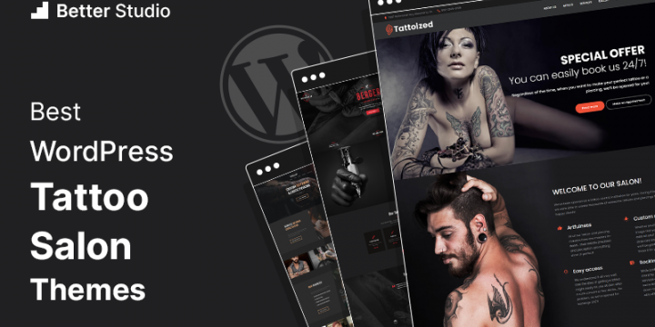 9 Best Tattoo Salon WordPress Themes 🏅 2022